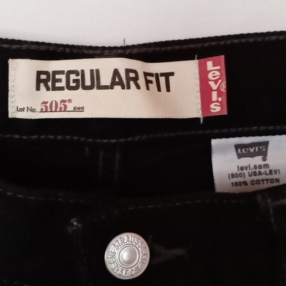 Levi jeans 505 regular fit waist 31...length 36 (new) - Picture 4 of 5